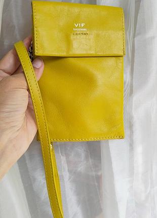 Vif trademark шкіряна сумочка для телефону