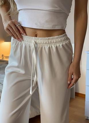 Шелковые брюки