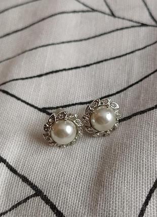 Винтажные серьги пусеты