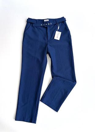 Штани класичні базові синього кольору ice cube