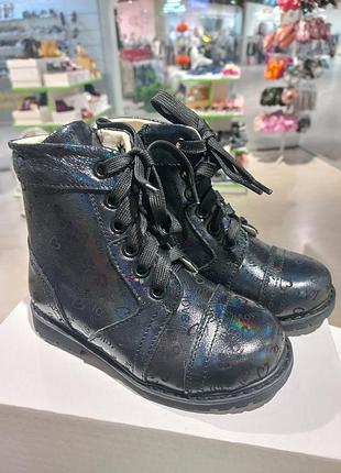 💛детские ортопедические ботинки, натуральная кожа, размер 26