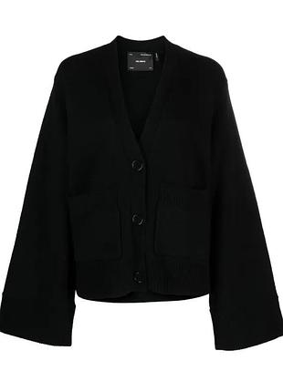 Вовняний кардиган вільного крою з ефектом пам'яті