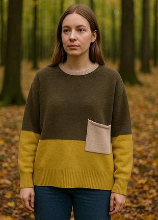 Светр фірмовий wait з мериносовою і альпаковою ниткою