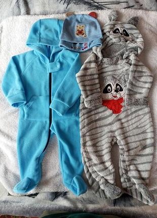 Теплые человечки для мальчика 74см