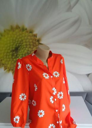 Блуза"мандаринова"