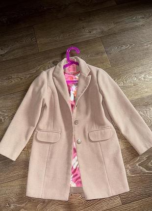 Пальто для дівчинки 110-116 см 5-6 років