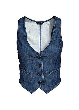 Жіноча джинсова жилетка h&m
