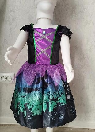 Карнавальное платье ведьмочки ,на хелоуин