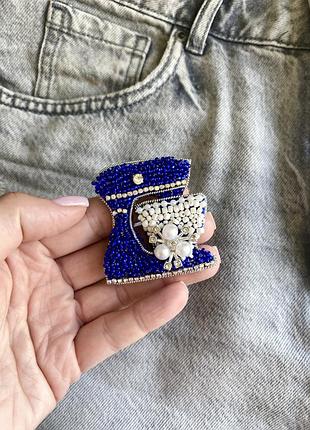 Планетарний міксер брошь для кондитерів синього кольору