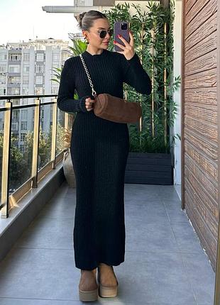 Сукня ангора рубчик