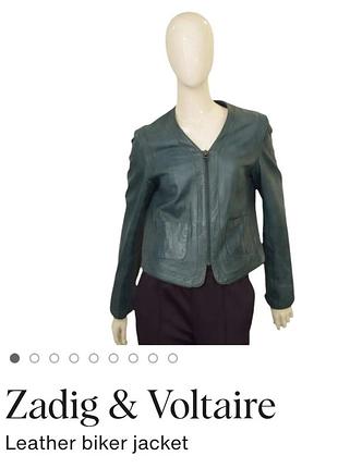 Женская кожаная куртка zadig& voltaire.размер xs.