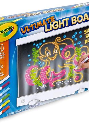 Планшет із підсвіткою crayola ultimate light board 5