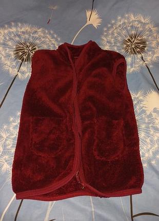 Тепла махрова жилетка 5р