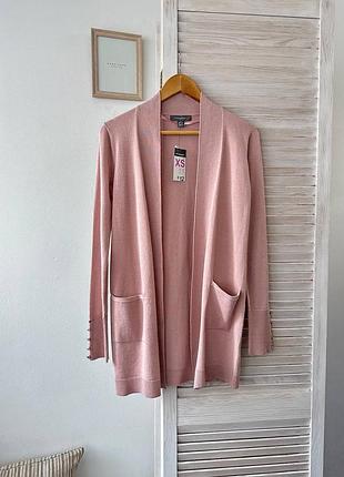 Кардиган пудрового цвета вискоза primark