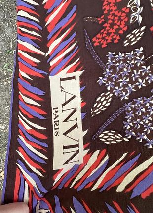 Шовкова хустка lanvin