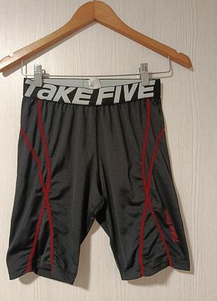 Спортивные шорты make five, размер l, производства корея, черный цвет