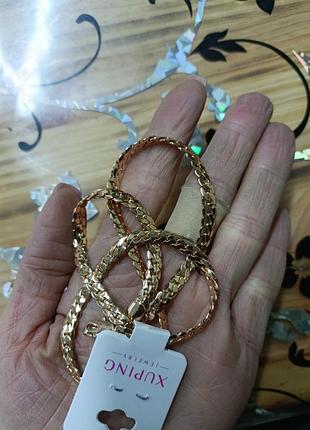 Цепочка 50см медицинское золото. широкая