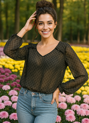 Неймовірна сексі блузка розмір 2xl (52)