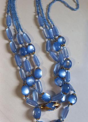 Намисто,люцит,мун глоу