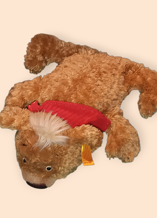 Steiff штайф мишка желтый ярлык 25 см