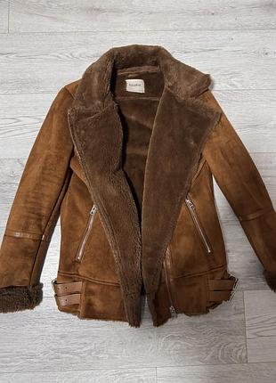 Жіноча куртка дубленка pull&bear розмір s