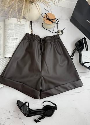 Шкіряні шорти ❤️ 8