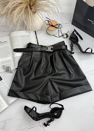 Шкіряні шорти ❤️ 7