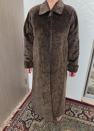 Пальто женское утепленное макси