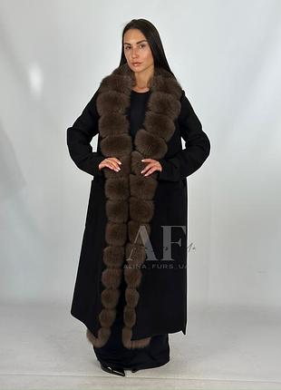 Модне зимове пальто з натуральним хутром – тренд сезону 2025