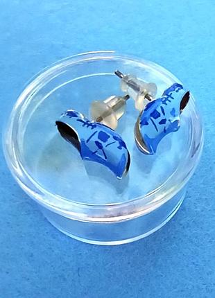 Срібні оригінальні сережки