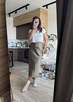 Юбка атласна zara