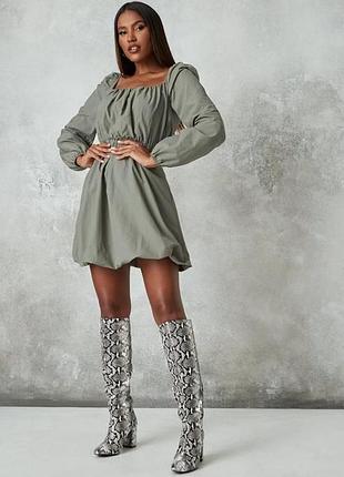 Платье платье короткое из плащёвки объемное легкое