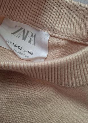 Свитер укороченный для девочки zara р.164 4