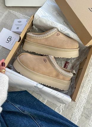 Уггі ugg tasman platform beige