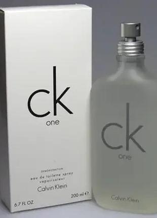 Оригінал calvin куртка BEH ck one tester 200 мл ml ( кельвін кляйн уан унісекс ) туалетна вода