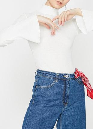 Гольф в рубчик водолазка хлопок турция