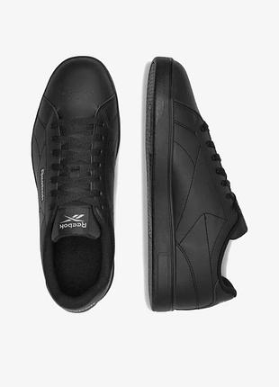 Чоловічі кросівки кеди низькі reebok court clean чорні 44,5 29см