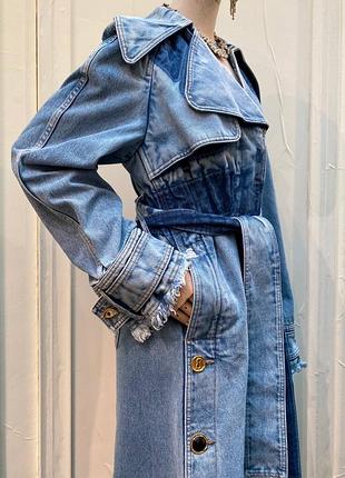 Тренч джинсовий 8