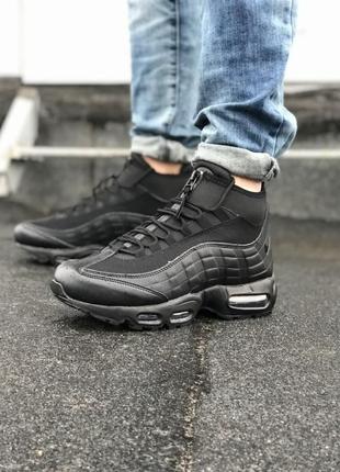 Чоловічі кросівки nike air max 95 sneakerboot black