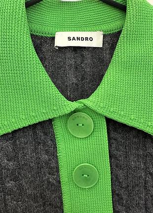 Кропнутий светр sandro 2