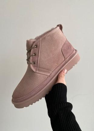 Женские розовые угги ugg neumel pink