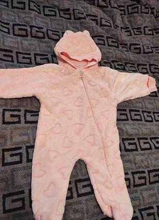 Махровий чоловічок для дівчинки