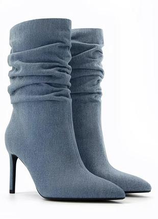 Джинсові ботинки