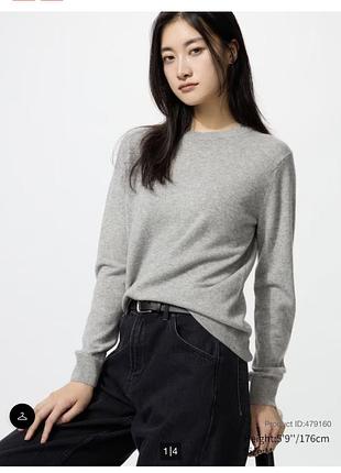 Uniqlo, кашеміровий светр, новий, м