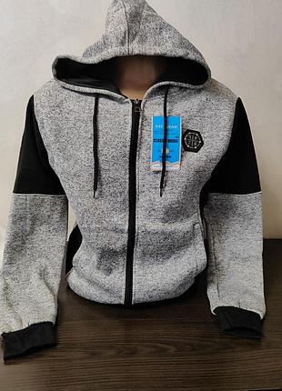 Толстовка чоловіча тринитка на флісі. 2