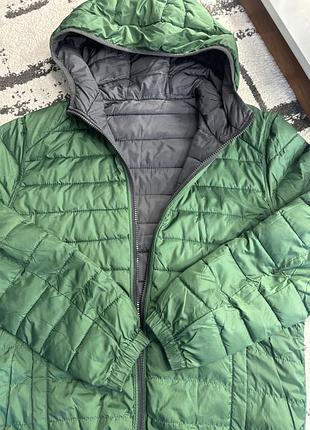 Куртка двох стороння на розмір 46.