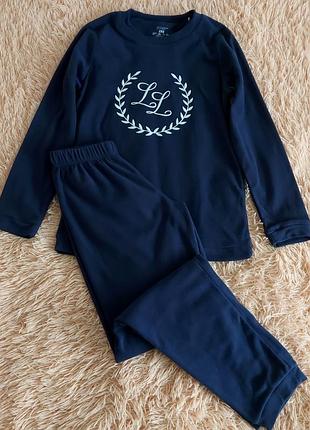 Тепла піжама або костюм для дому (фліс), розмір 4-6 (євро 32-34)