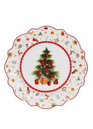 Обеденная тарелка на новогодние праздники 27,5см