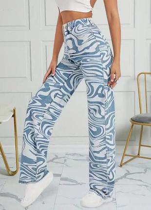 Коттоновые джинсы shein с выглядкой