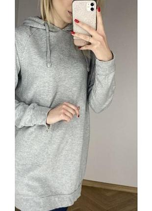 Подовжена базова худі, толстовка nutmeg 12-14/l-xl
